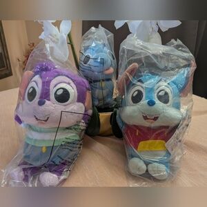 Chip Chilla Plush Toy 3 Piece Bundle Chip, Charla, Bug